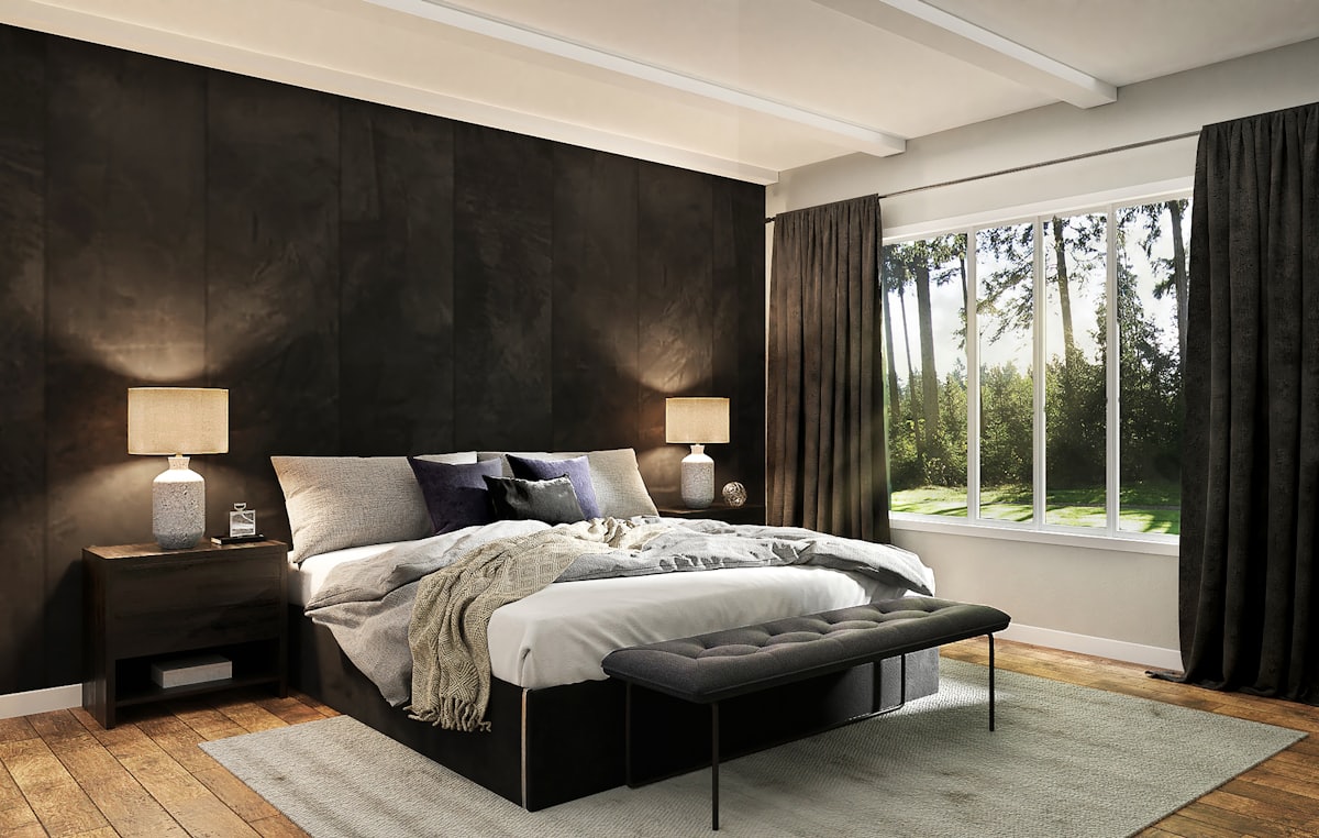 Blackout Roller Shades in a real home